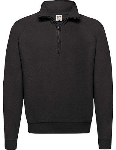F-62-114-0-Classic Zip Neck Sweat